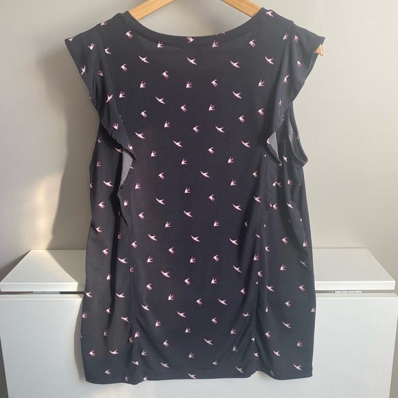 Gently used Banana Republic flutter sleeve top - Picture 3 of 5